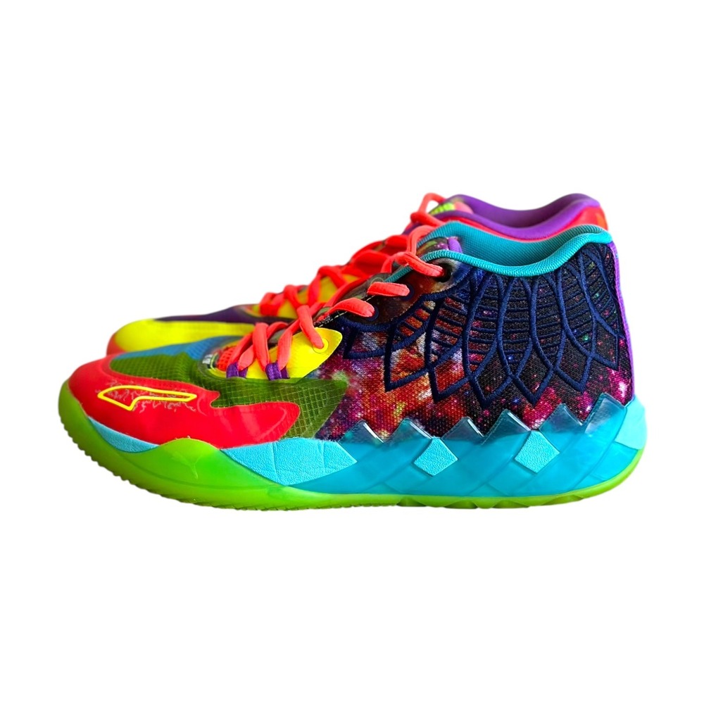 Puma MB.01 Be You LaMelo Ball Basketball Shoes Multicolor Rare Mens Size 10 - Picture 7 of 14